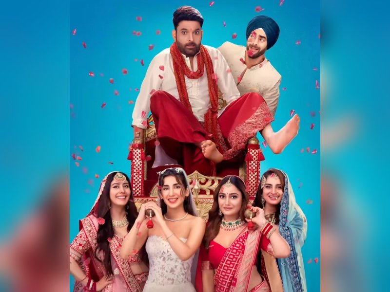 Kapil Sharma brings double dose of confusion with four brides in motion poster of ‘Kis Kisko Pyaar Karoon 2’	