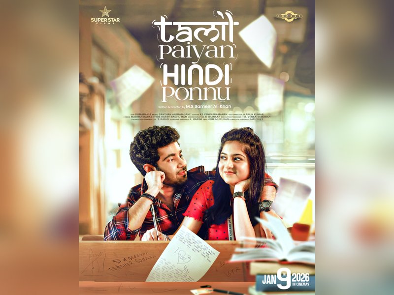 Sameer Ali Khan's rom-com 'Tamil Paiyan Hindi Ponnu' to hit screens on January 9 next year (Photo Credit: IANS/PR)