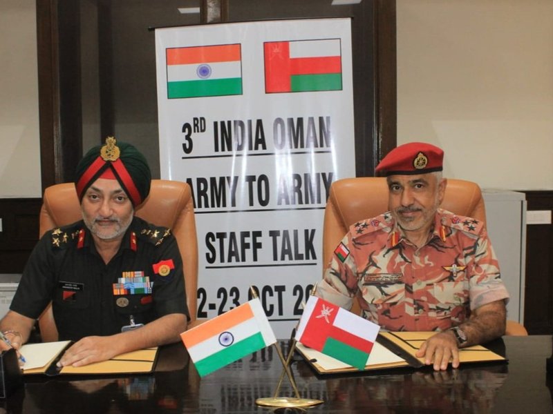 India, Oman discuss enhancing defence ties, deepening military training collaboration
