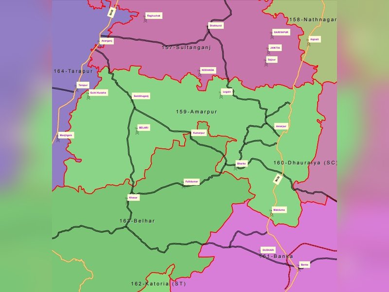अमरपुर विधानसभा सीट : इस बार कांग्रेस-जदयू और जन स्वराज पार्टी के बीच त्रिकोणीय संघर्ष