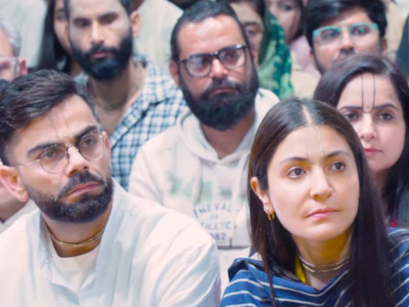 Virat, Anushka seek blessings at Premanand Maharaj’s Keli Kunj Ashram