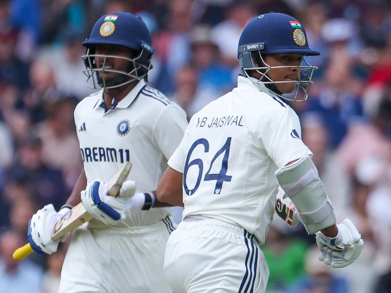 Openers K.L. Rahul and Yashasvi Jaiswal showed excellent defensive technique, says Sanjay Manjrekar about India's opening pair's performance on the first day of the fourth Test of Anderson-Tendulkar Trophy at Old Trafford in Manchester on Wednesday. IANS Photos