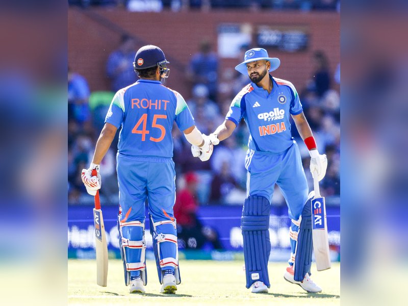 2nd ODI: Rohit and Iyer fifties take India to 264/9, Zampa and Bartlett shine for Australia