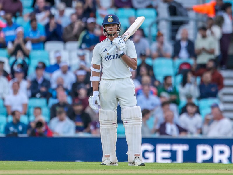 Bad light forces stumps after Jaiswal’s unbeaten 51 takes India’s lead to 52 runs on Day 2 of the fifth and final Test of the Anderson-Tendulkar Trophy at the Oval in London on Friday. Photo credit: IANS