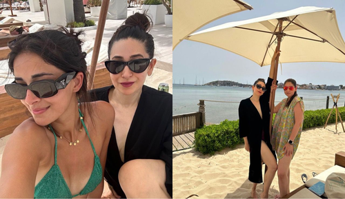 Karisma Kapoor, Ananya Panday set gram on fire in bikini photos from Ibiza vacay
