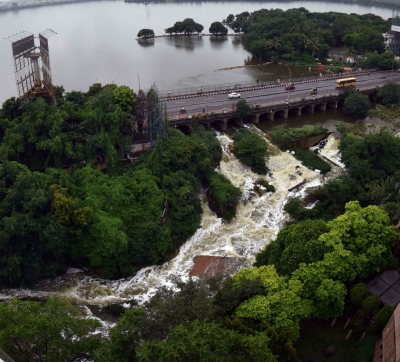 Hyderabad’s Hussain Sagar filled to brim, sluice gates opened