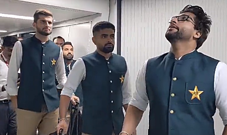 ODI WC: Pakistan team lands in Hyderabad amid tight security ODI WC: Pakistan team lands in Hyderabad amid tight security