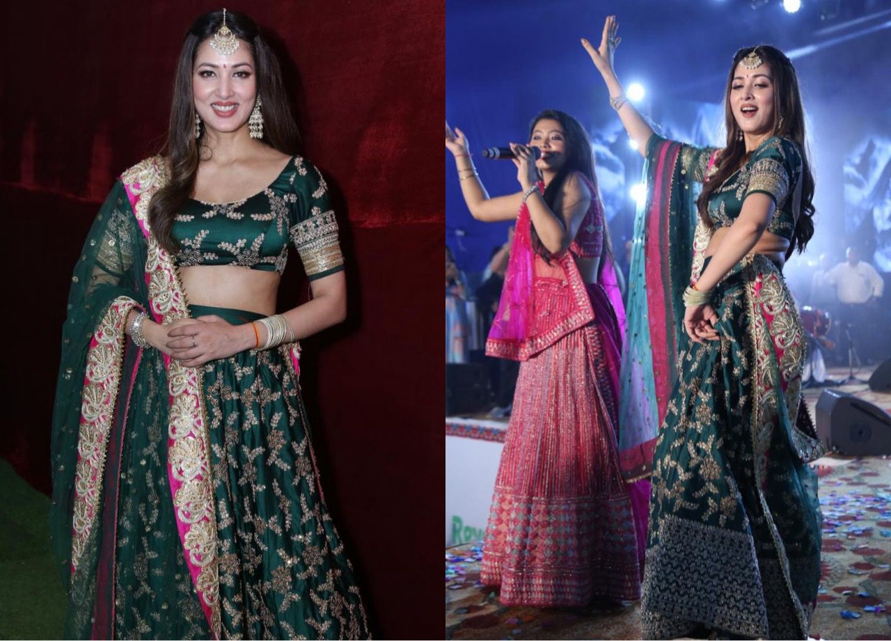  Vidisha Srivastava Attends Mumbai's 'garba' Night-TeluguStop.com