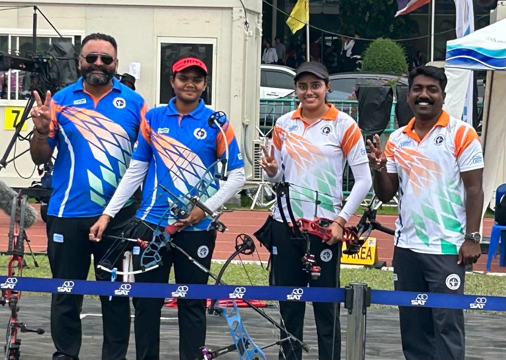  Asian Archery C'ships: Parneet Edges Out Jyothi For Gold; India Finishes Campaig-TeluguStop.com