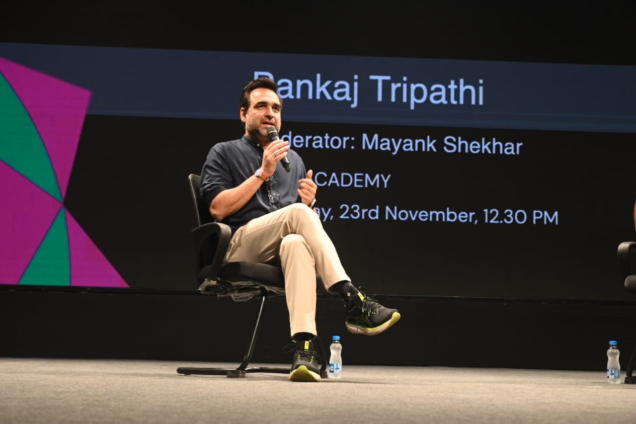 IFFI 2023: World a theatre & we play different roles: Pankaj Tripathi IFFI 2023: World a theatre & we play different roles: Pankaj Tripathi