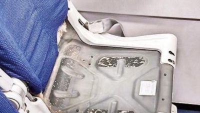 Window seat minus cushion for woman flier on IndiGo Pune-Nagpur flight Window seat minus cushion for woman flier on IndiGo Pune-Nagpur flight