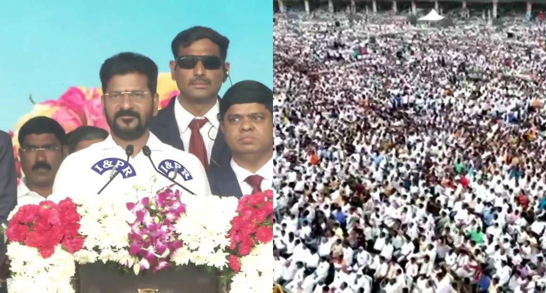 Revanth Reddy sworn in as Telangana CM, Vikramarka as Deputy CM (Lead)