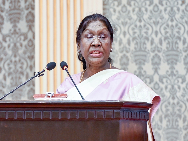 President Murmu at Ayodhya Ram Temple performing rituals