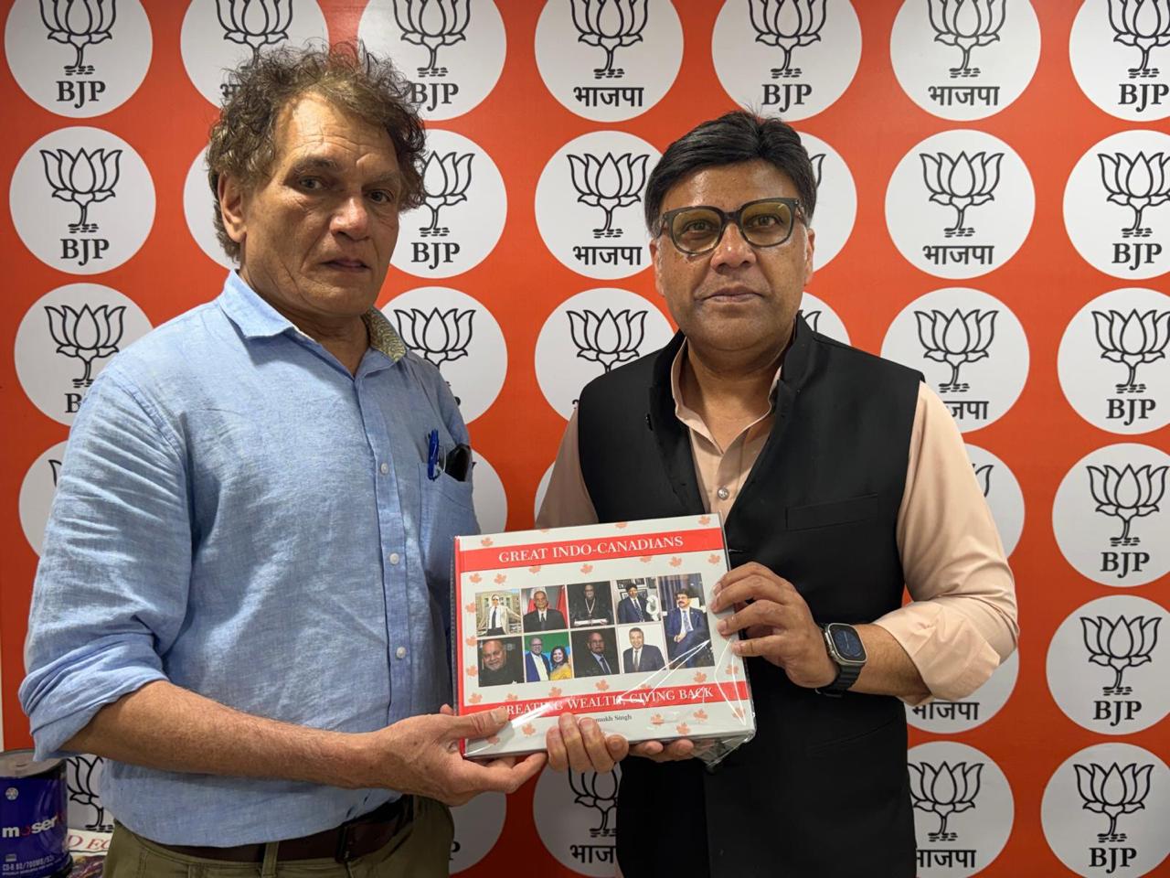 BJP spokesperson Pratyush Kanth speaking about NRIs as Indian culture ambassadors