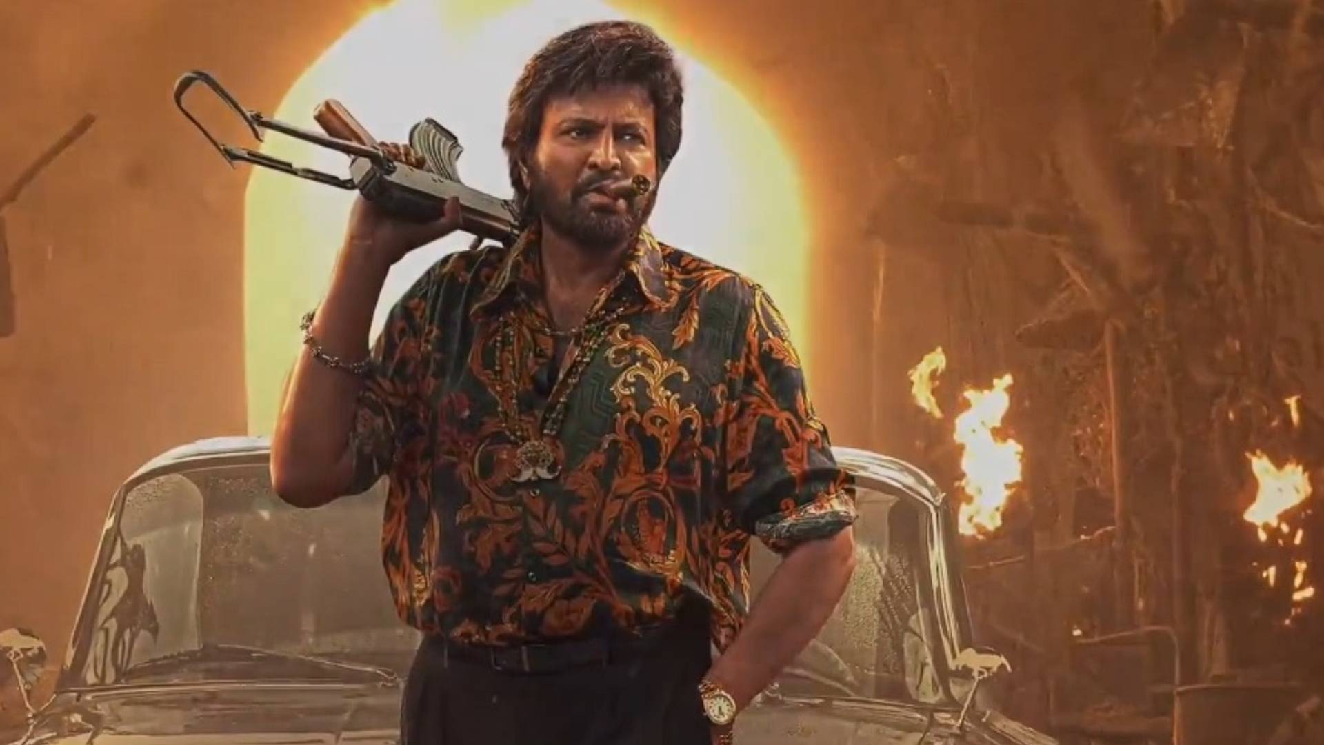 Mohan Babu as Shikanja Maalik in The Paradise film behind the scenes
