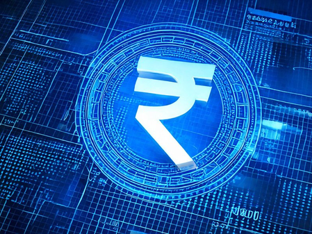 Indian rupee exchange rate graph falling against US dollar