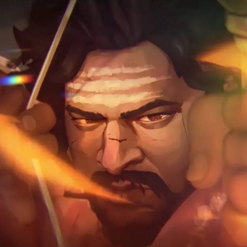 Baahubali The Eternal War animation film poster or scene