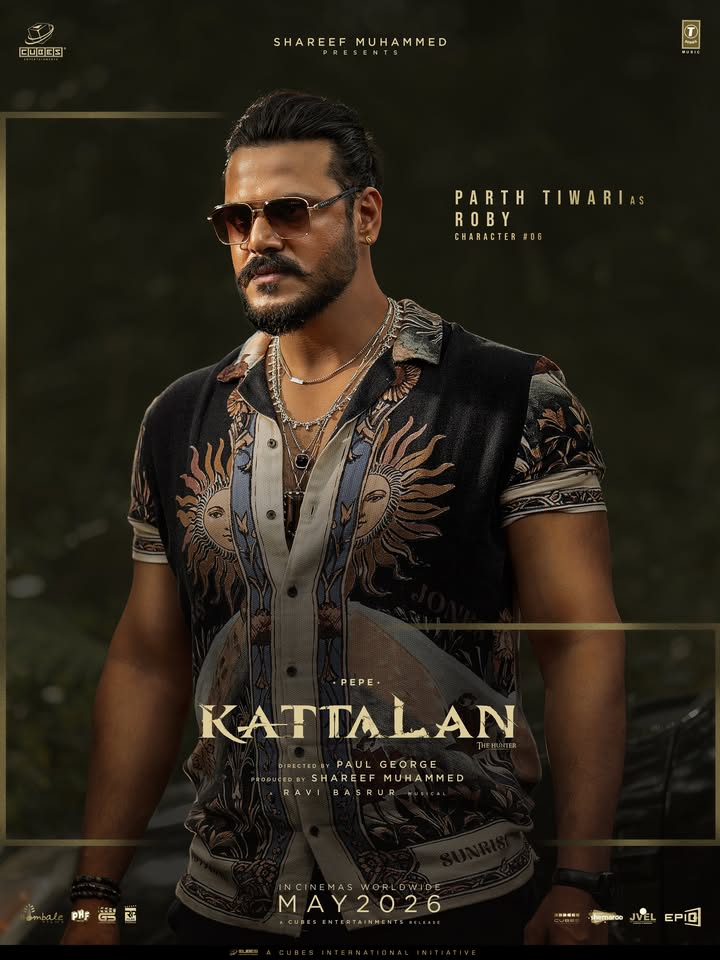 Parth Tiwari as Roby in Kattalan character reveal poster