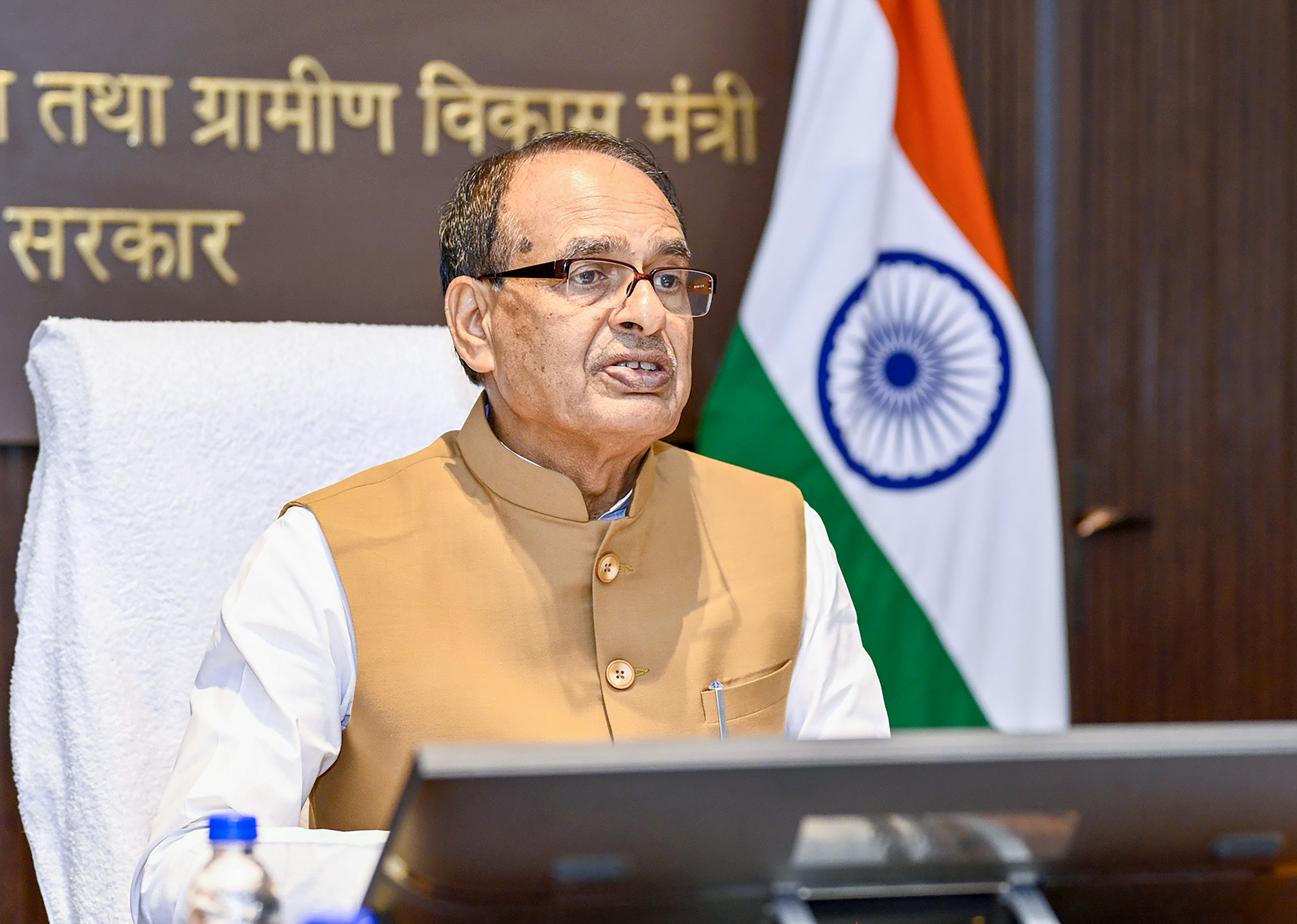 Shivraj Singh Chouhan addressing National Agriculture Conference on farmer-centric governance
