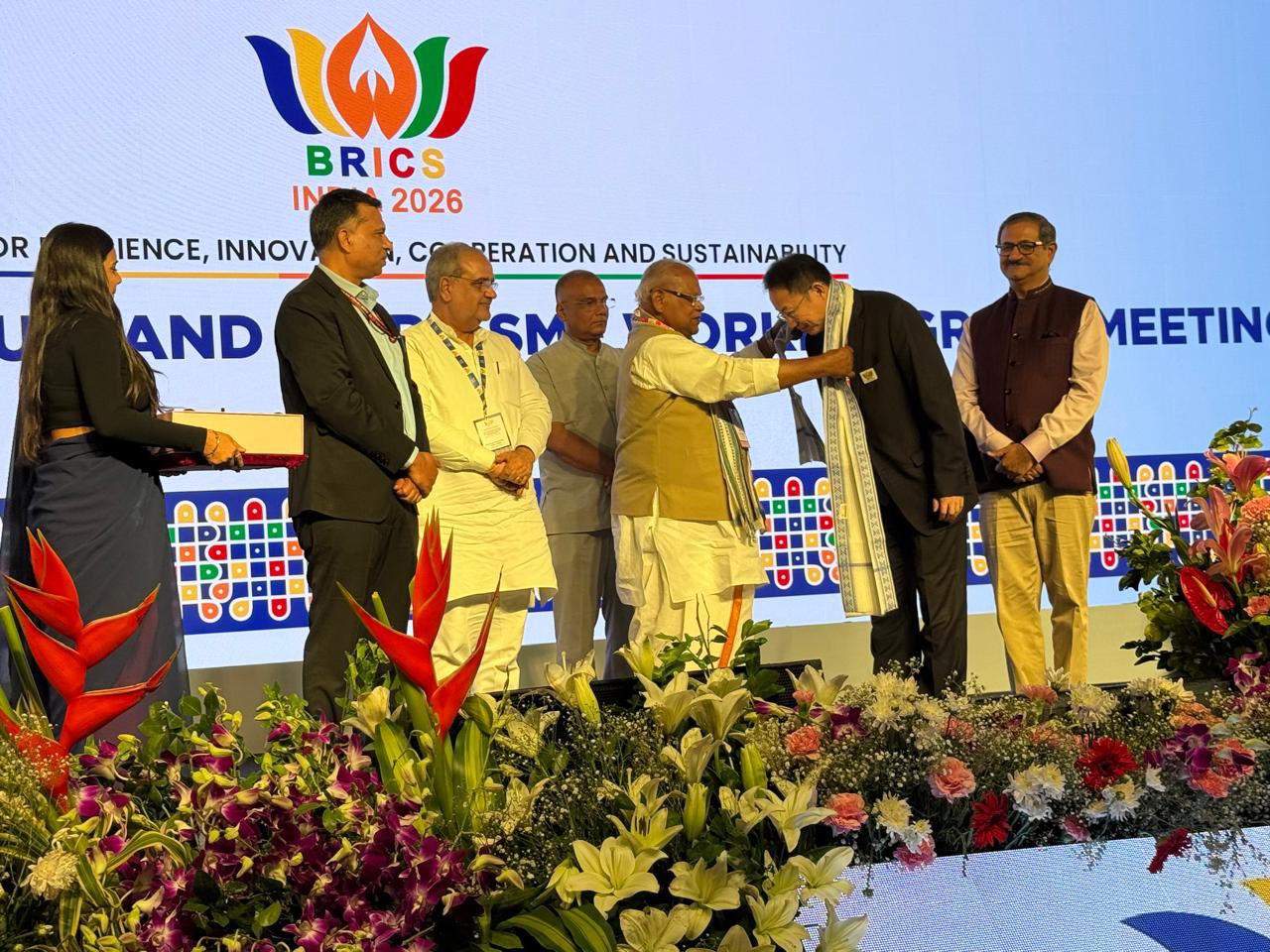 Minister speaking at BRICS MSME Forum 2026 about MSME empowerment
