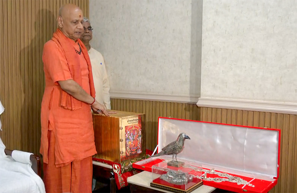 Ram Temple Trust officials addressing media about artefact safety and resignations