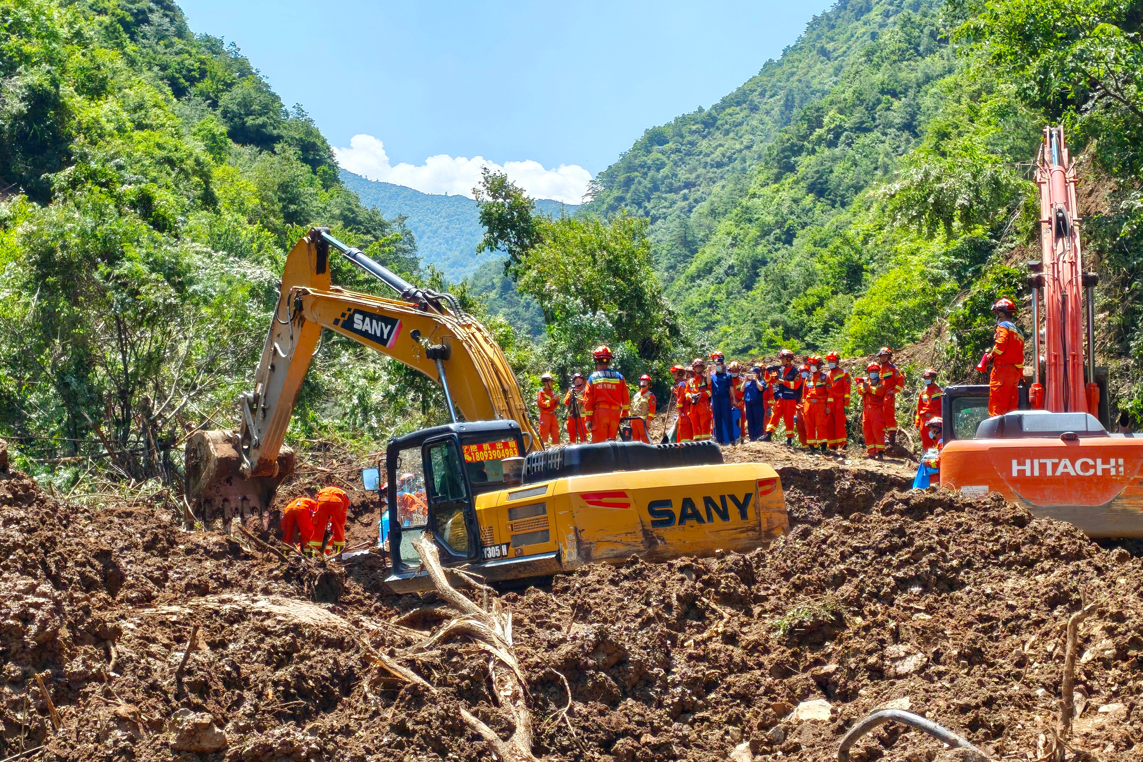 China: Eight dead, 34 missing after mountain collapse hits Chongqing