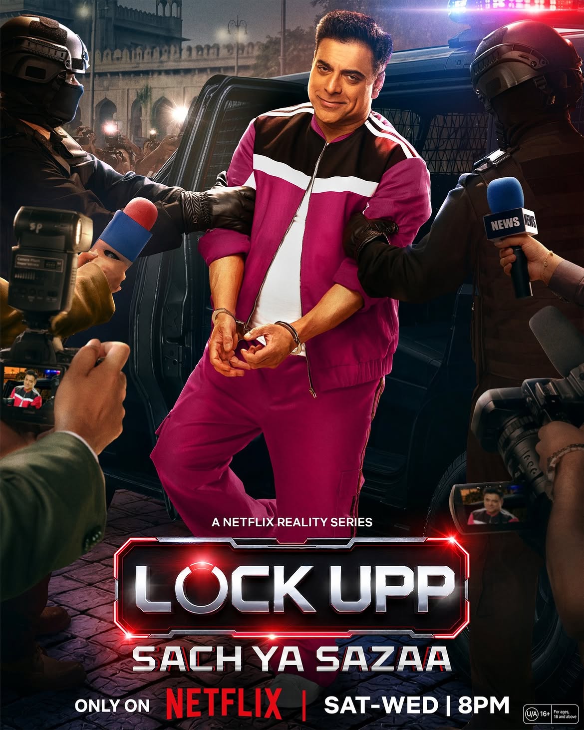 Pamela Serena teasing Ram Kapoor about Madhuri Grover on Lock Upp 2