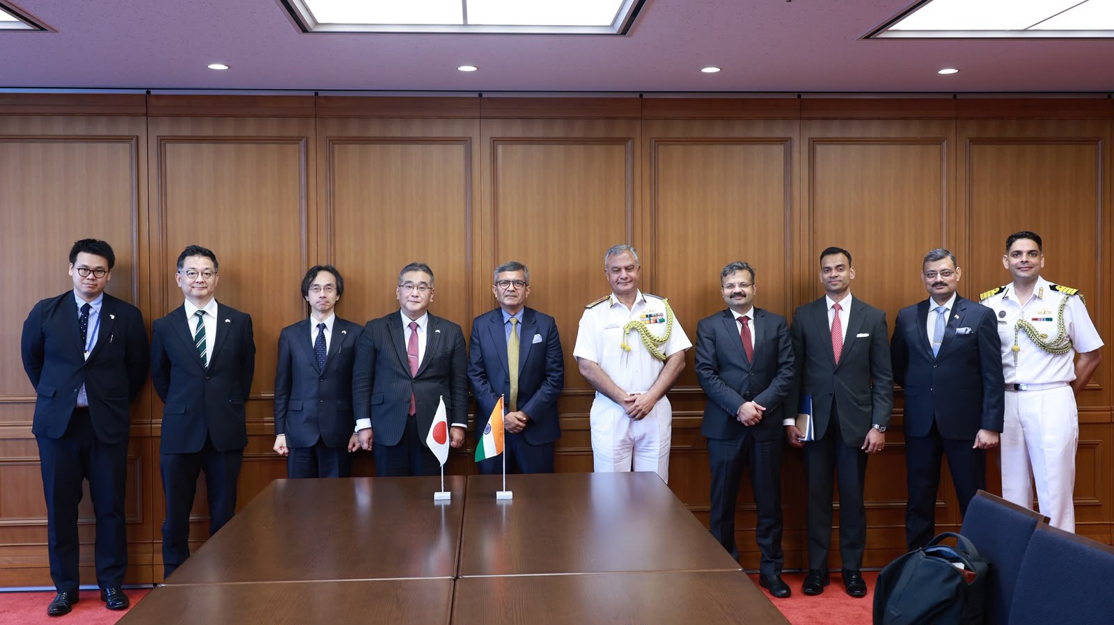 India and Japan review entire spectrum of bilateral defence engagements