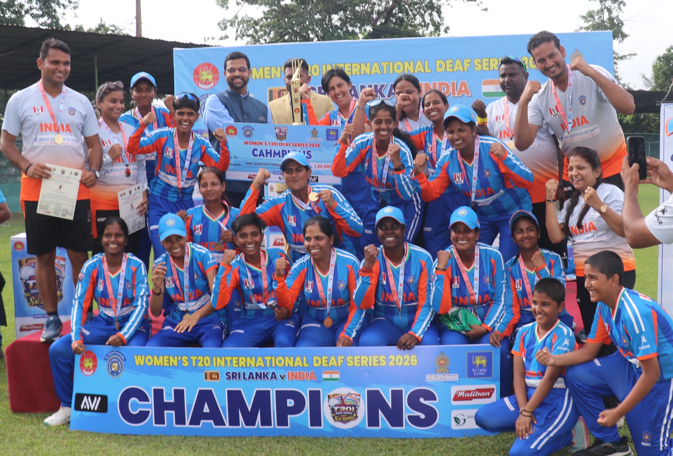 Indian Women’s Deaf Cricket Team secures historic win against SL in maiden international T20 tour (ld)