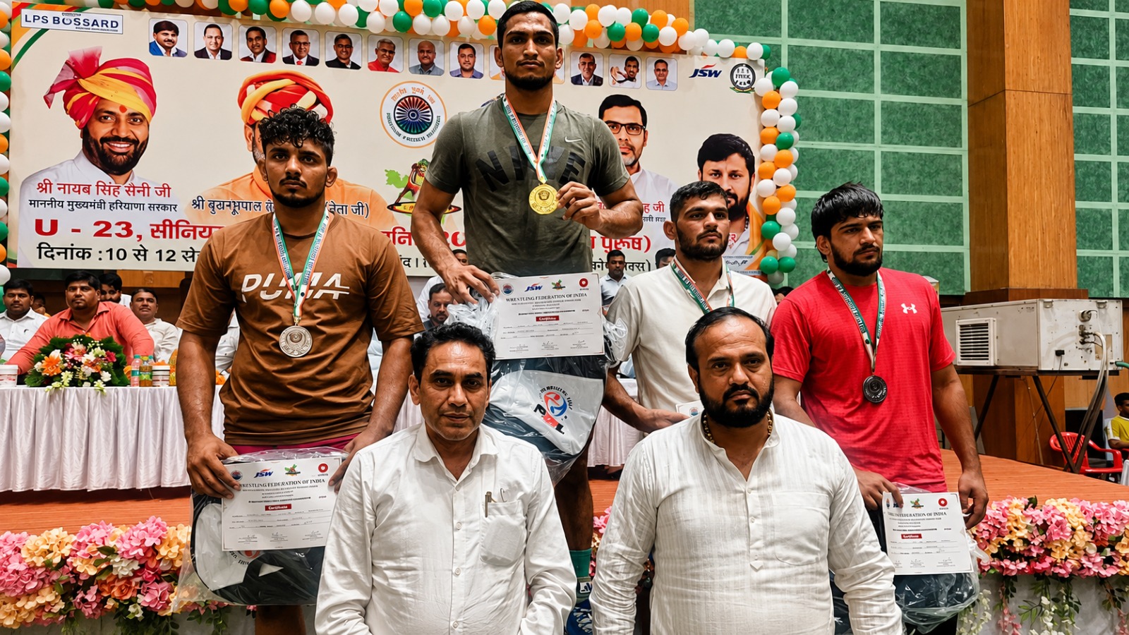 Haryana sweep team titles at U-23 Wrestling Nationals