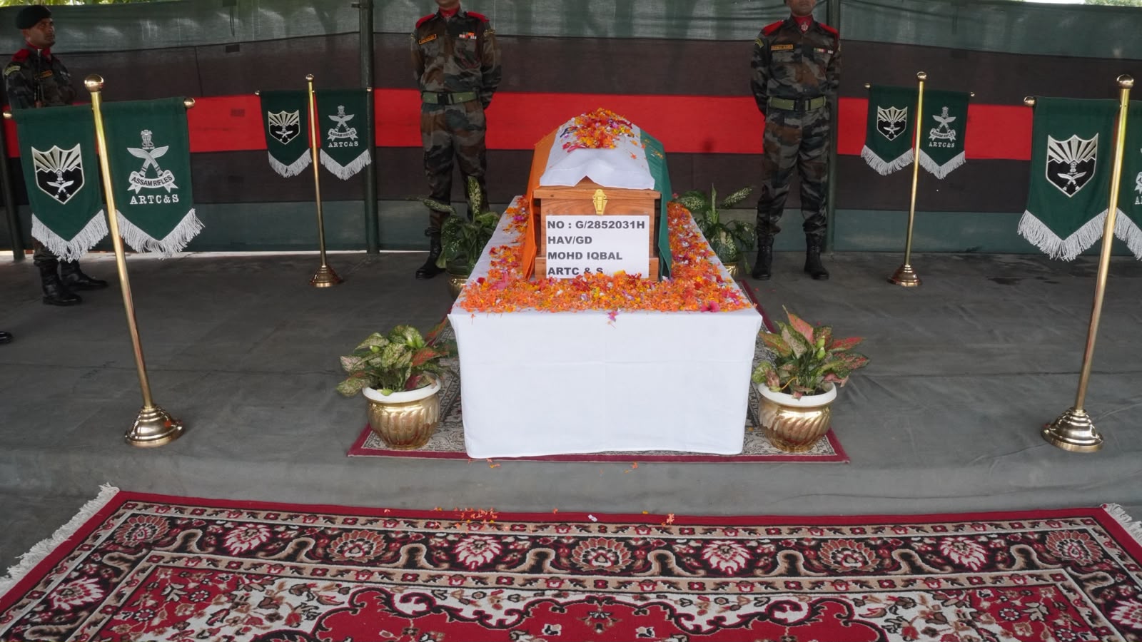 Nagaland IED blast: Massive manhunt launched; Assam Rifles pays tribute to fallen Havildar (Lead)