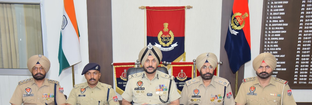 Cross-border conspiracy busted in Punjab; hand grenade, 9mm glock pistol seized 