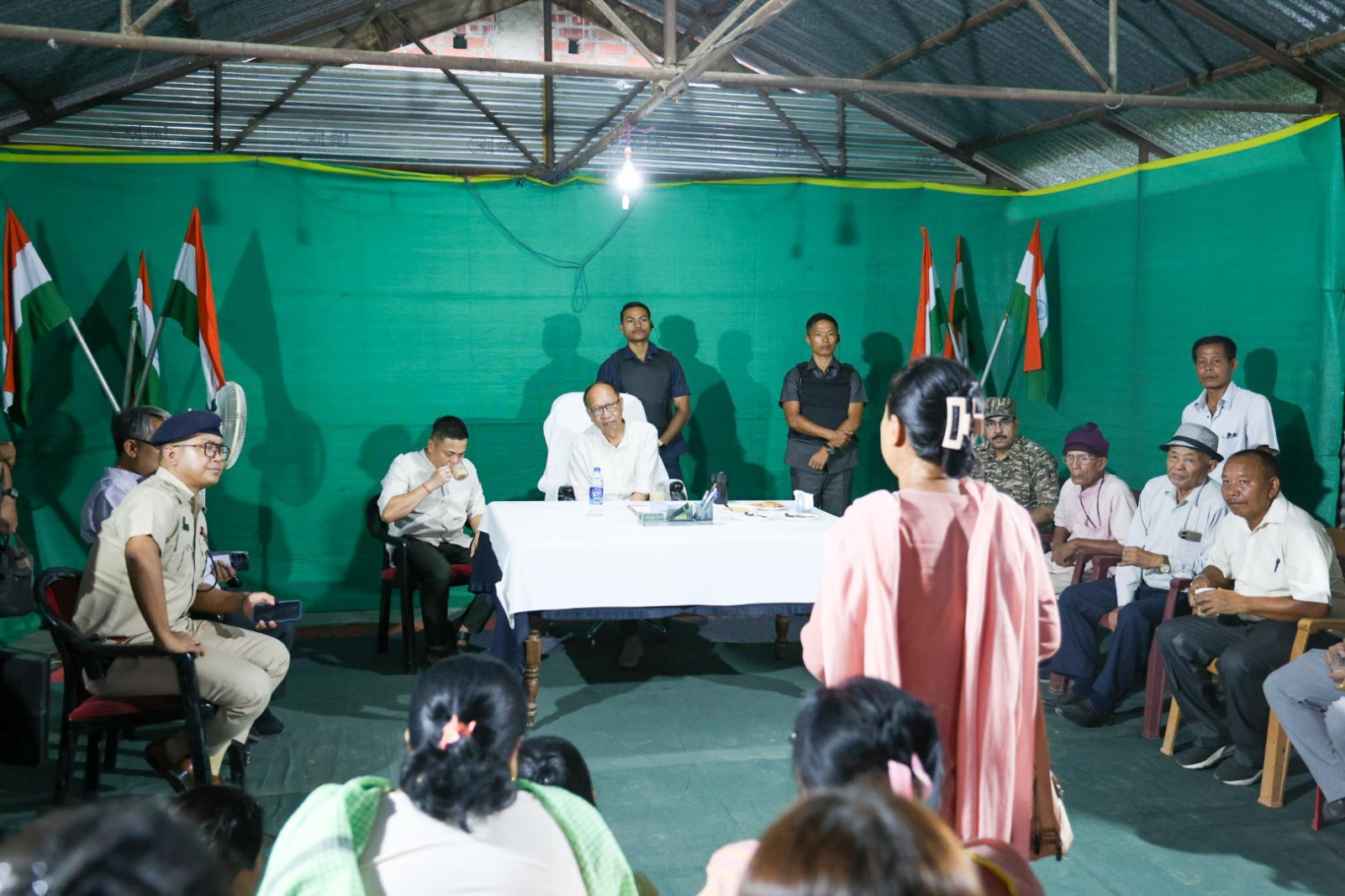 ‘Development’s foundation is peace’: Manipur CM during visit to violence-hit Kanto Sabal
