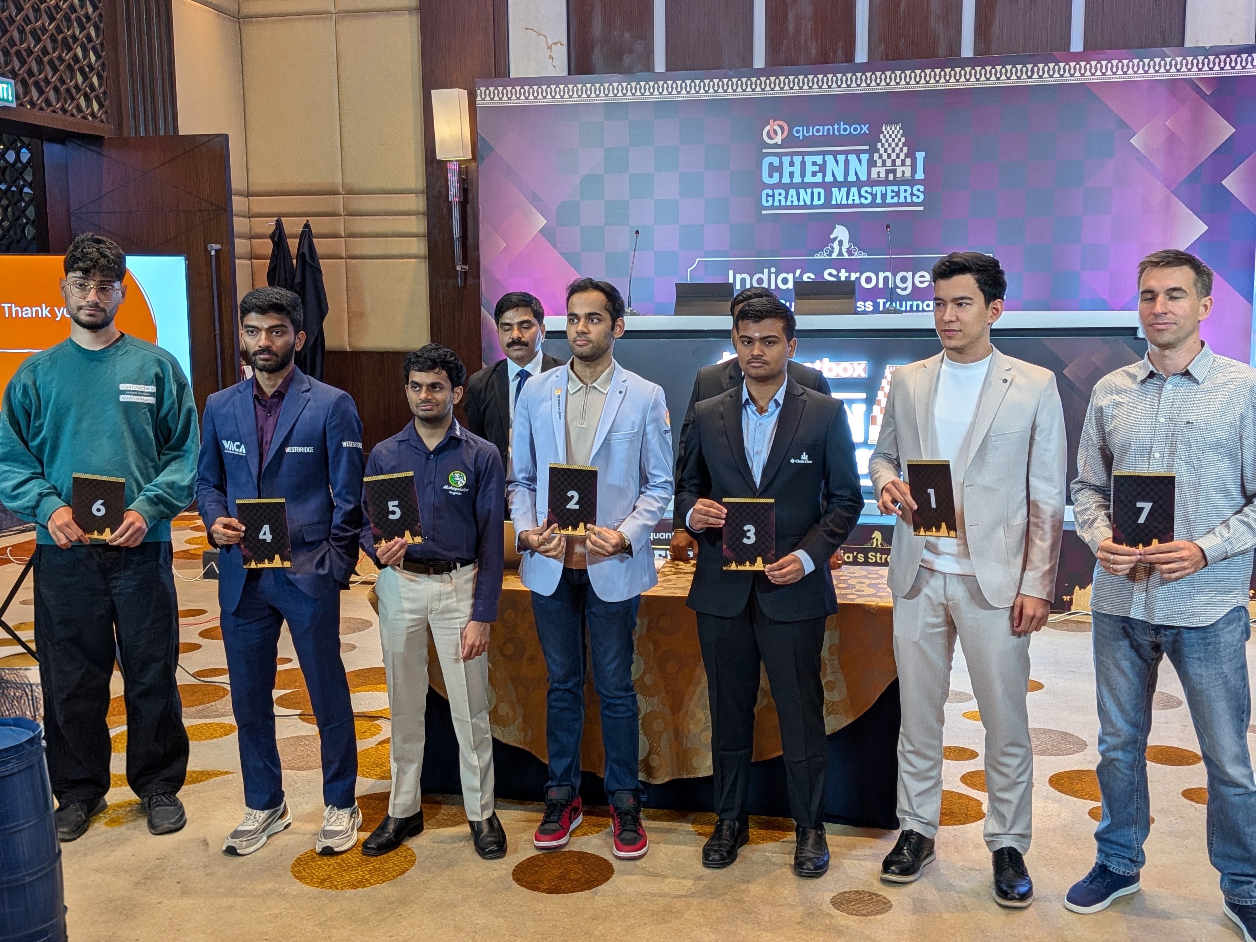 Chennai Grand Masters 2026: World champion Gukesh to face Nihal Sarin in first round marquee clash