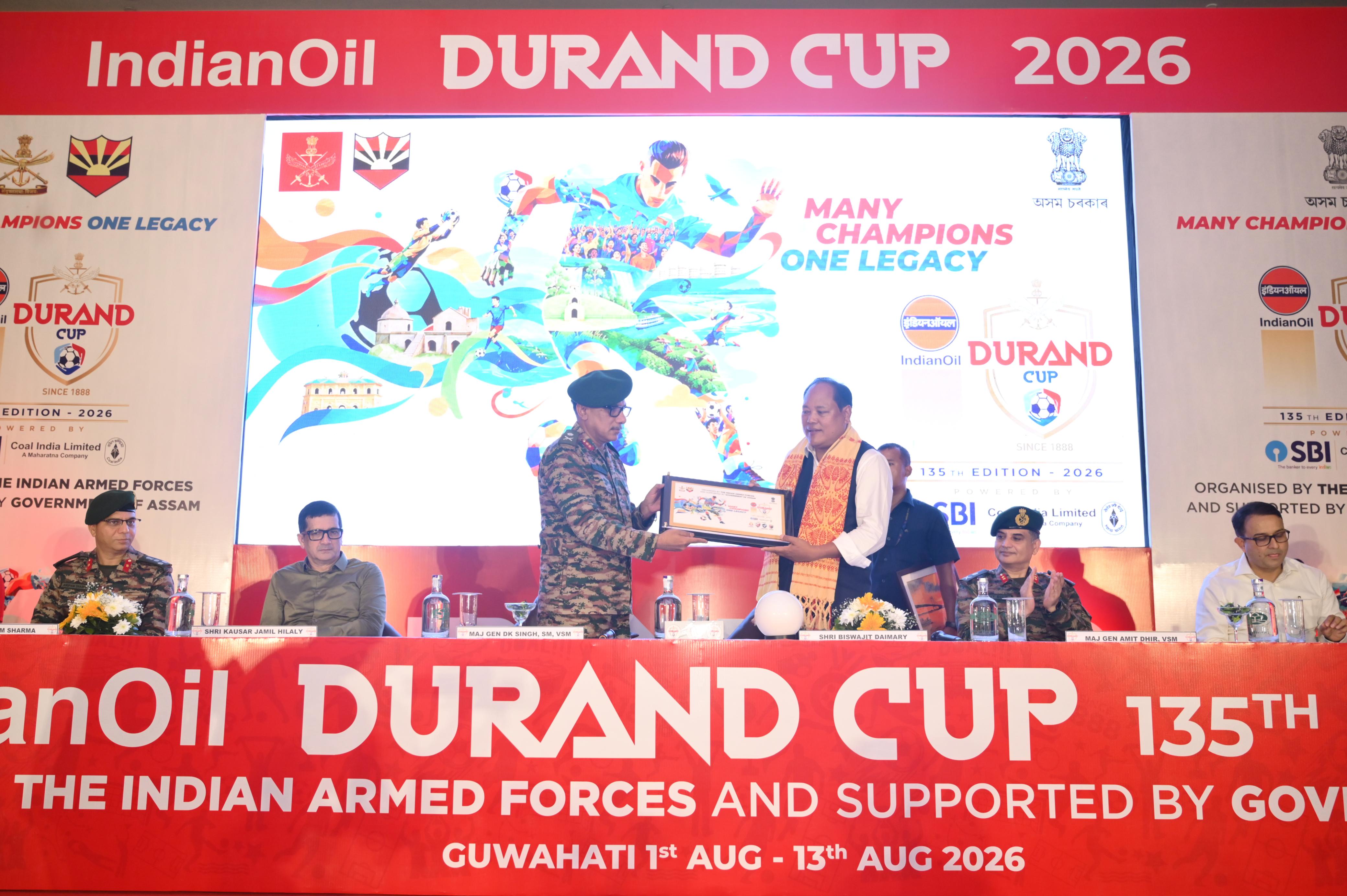 Durand Cup trophy tour begins in Guwahati, countdown starts for 135th edition
