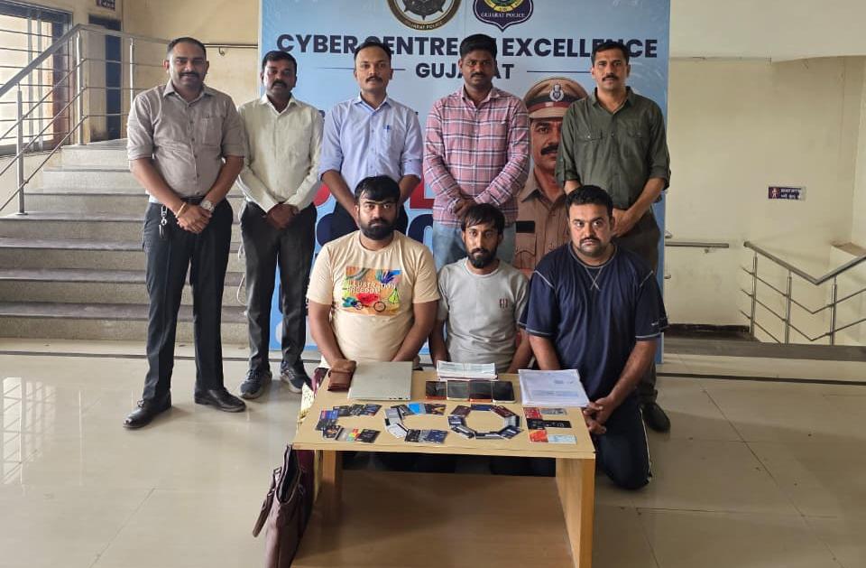 Gujarat: Cyber fraud network linked to Rs 2.86 crore scams busted, 3 held