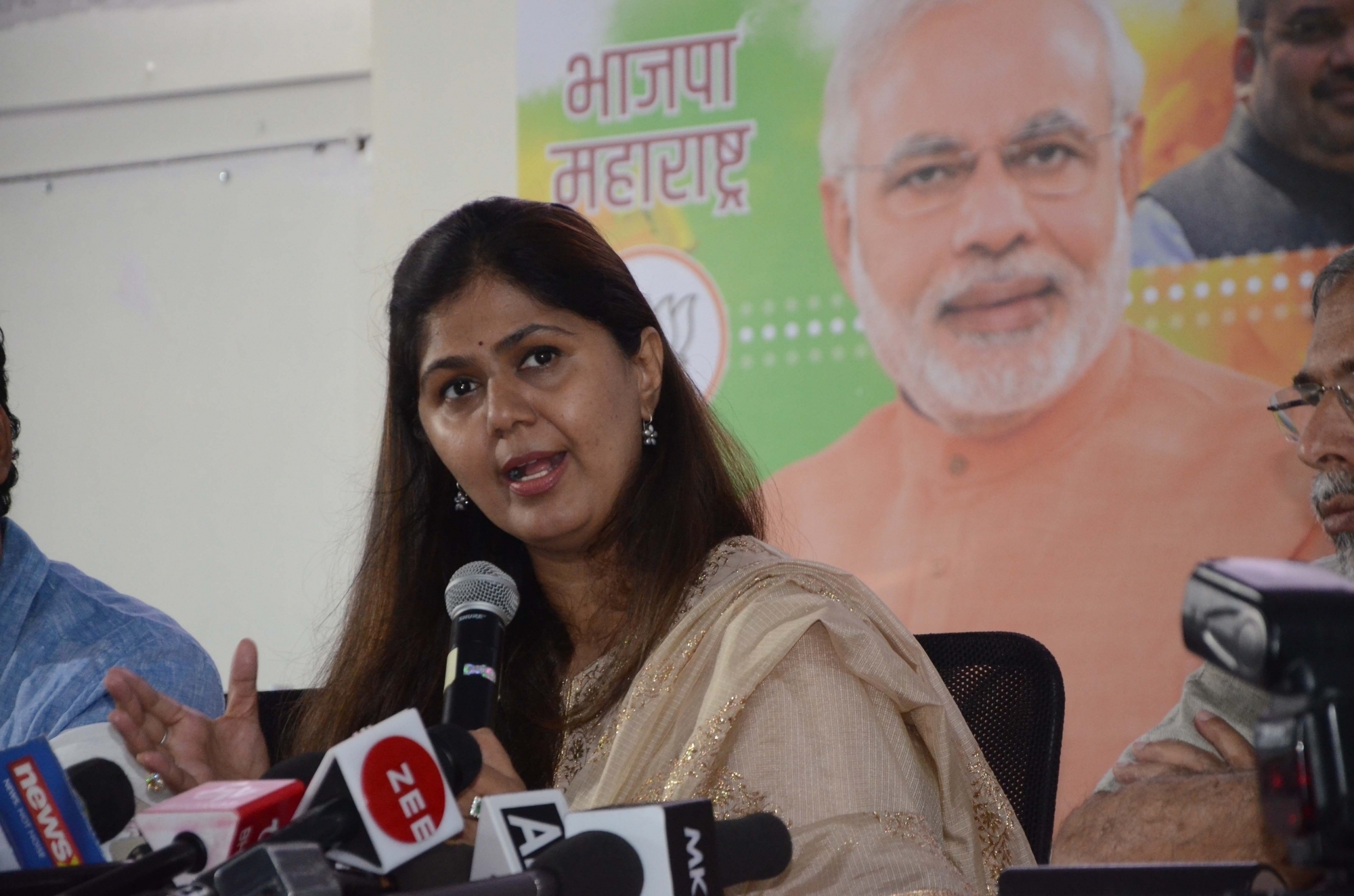 Pankaja Munde says not quitting BJP, smells 'plot' to 'finish off’ her political career (Ld)