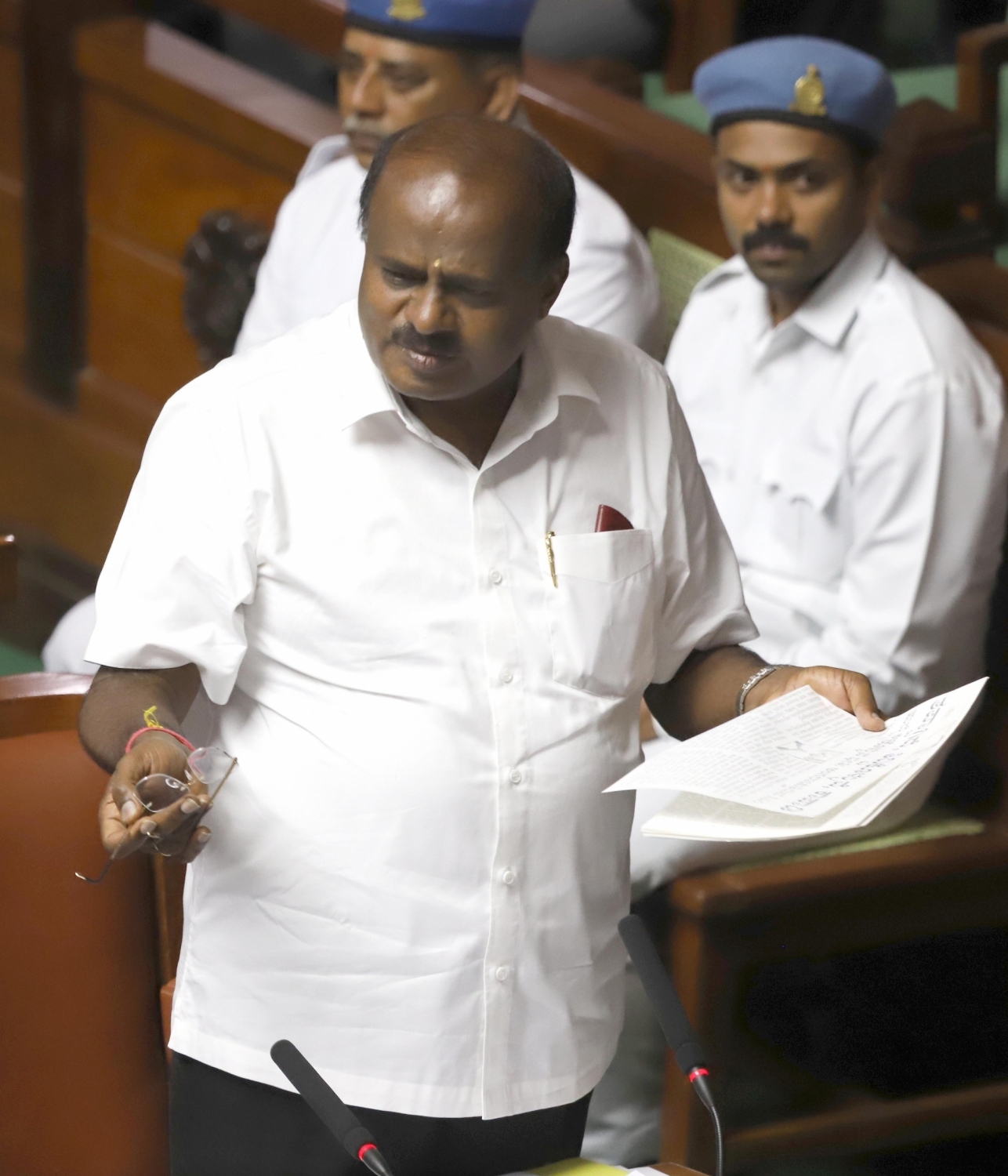 'This is my third birth', says Kumaraswamy after recovering from brain stroke 'This is my third birth', says Kumaraswamy after recovering from brain stroke