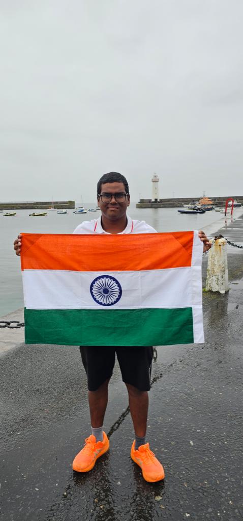 Navi Mumbai boy Anshuman becomes youngest person in World to cross North Channel
