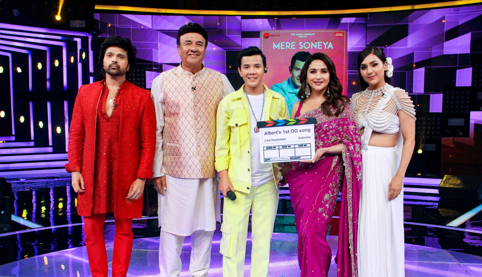 Madhuri Dixit impressed by contestant Albert's voice, calls it 'truly romantic' on 'Sa Re Ga Ma Pa' Madhuri Dixit impressed by contestant Albert's voice, calls it 'truly romantic' on 'Sa Re Ga Ma Pa'