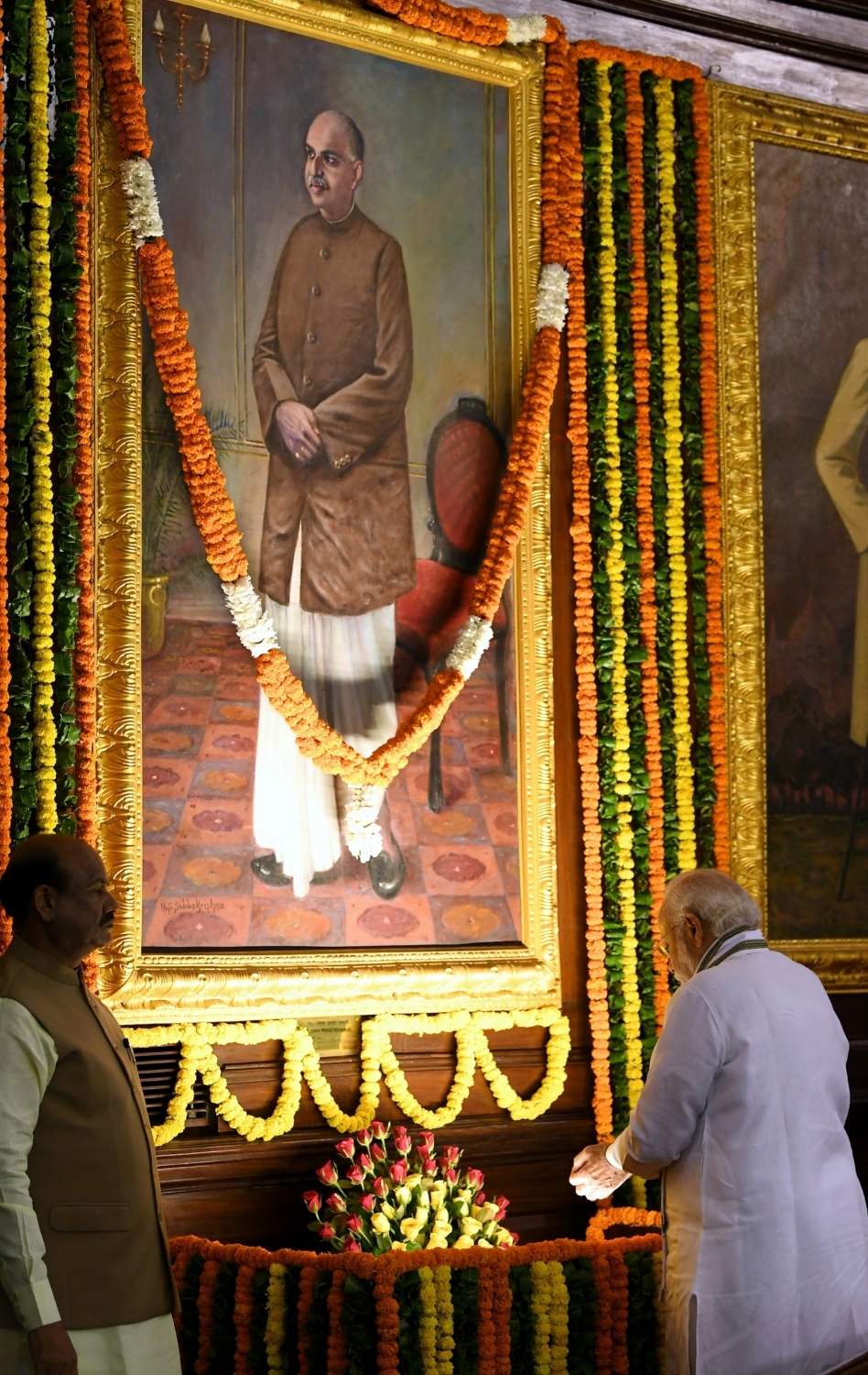 Syama Prasad Mookerjee portrait honoring his legacy