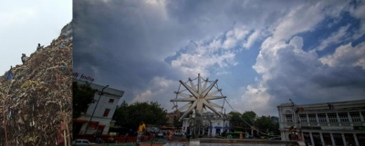 Ghazipur landfill blaze sparks political furore, fire-fighting operation continues Ghazipur landfill blaze sparks political furore, fire-fighting operation continues