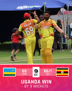 Uganda secure historic qualification for 2024 Men’s T20 World Cup as