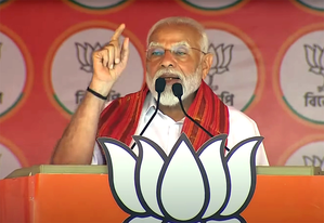 PM Modi's rally in Rajasthan's Churu (Ld) PM Modi's rally in Rajasthan's Churu (Ld)