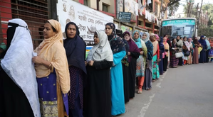 Sporadic violence mars Bangladesh polls, 27.15% voter turnout till 3.00 pm (Third lead)