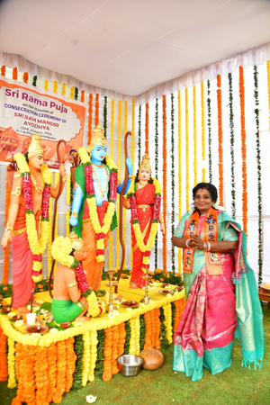 Telangana Governor performs puja to mark Ram temple inauguration