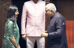 AAP leader Swati Maliwal takes oath as Rajya Sabha member