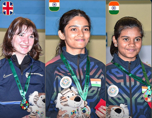 Shooting: India finishes 1-2 in Junior Air Rifle Mixed Team at the Granada 10m World Cup Shooting: India finishes 1-2 in Junior Air Rifle Mixed Team at the Granada 10m World Cup