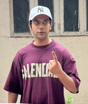 On Voting Day, Rajkummar Rao shares how it feels to be ECI's Nation Icon On Voting Day, Rajkummar Rao shares how it feels to be ECI's Nation Icon