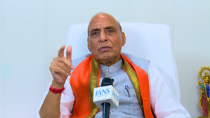 Rajnath takes potshots at Pak's praise for Rahul, says 'PoK will inevitably come to India'